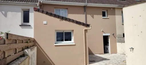 Rénovation de façade dégradée à Réty , Boulogne-sur-Mer, MGT Peinture