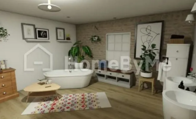 Rénovation de salle de bain d'une maison ancienne à Isques