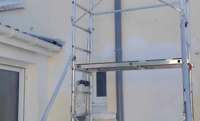 Rénovation de façade dégradée à Réty , Boulogne-sur-Mer, MGT Peinture