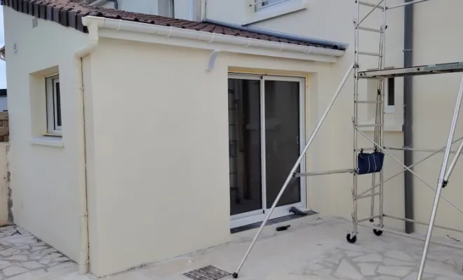 Rénovation de façade dégradée à Réty , Boulogne-sur-Mer, MGT Peinture