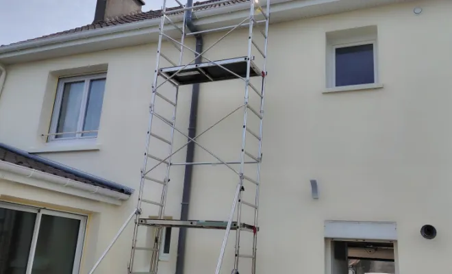 Rénovation de façade dégradée à Réty , Boulogne-sur-Mer, MGT Peinture
