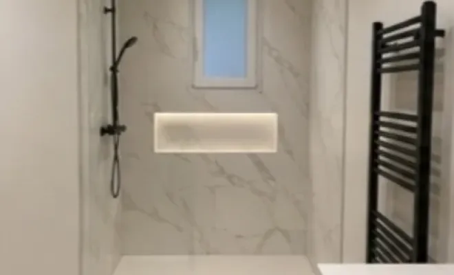 Rénovation complète d'une salle de bain sur Wimereux, Boulogne-sur-Mer, MGT Peinture